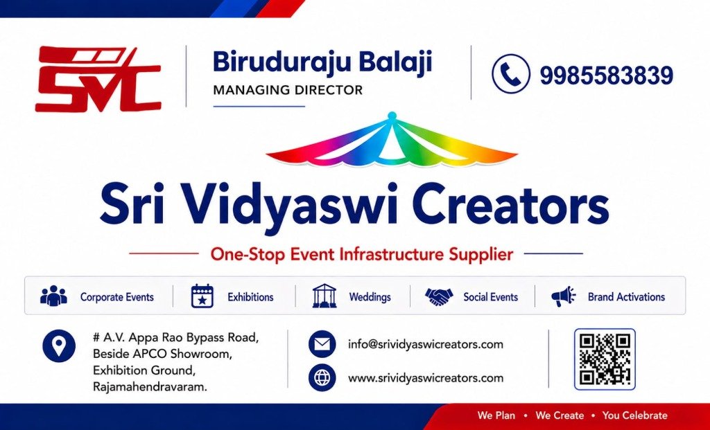 Sri Vidyaswi Creators Visiting Card